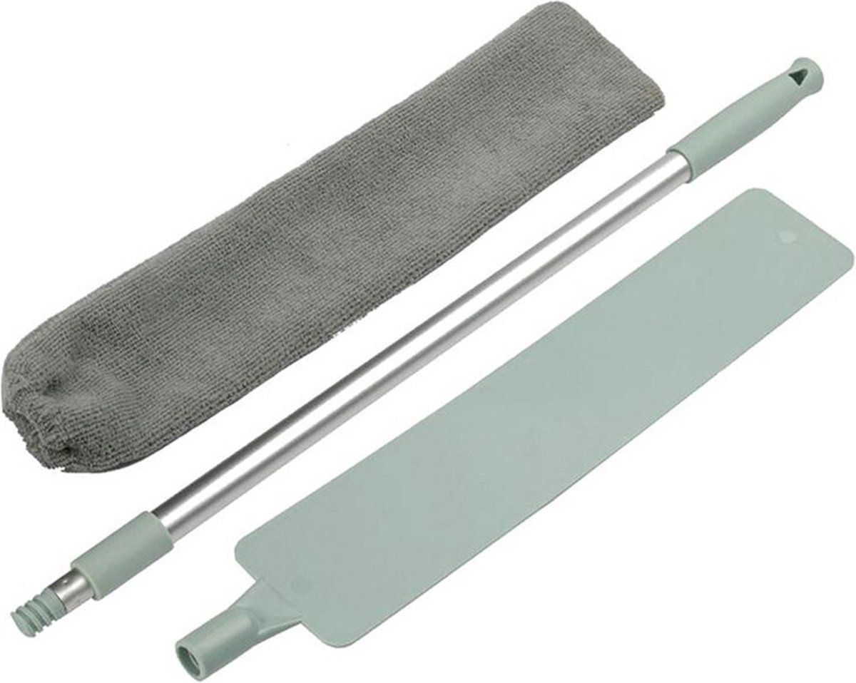 Goedkoopste Plumeau uitschuifbaar - Lange Radiatorborstel - Stofborstel met steel - Afneembare microvezeldoekjes