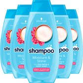 Schwarzkopf - Moisture en Shine - Shampoo - 5 x 400 ml - Voordeelverpakking
