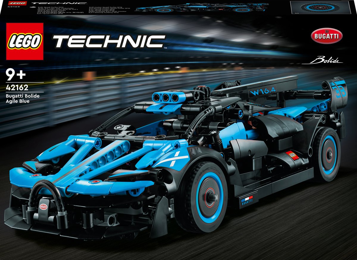 LEGO 42162 Technic Bugatti Bolide Agile Blue Verzamelbaar Model Auto