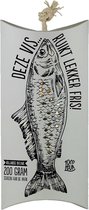 100%LEUK - Zeep in cadeauverpakking – Haringzeep - Cadeau voor mannen / hem - Cadeaupakket - zeep in de vorm van een vis