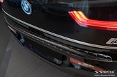 Zwart RVS Achterbumperprotector passend voor BMW i3 (i01) Facelift 2017- 'Ribs'