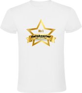 Beste Fietskoerier ter wereld Heren T-shirt | Fietsbezorger