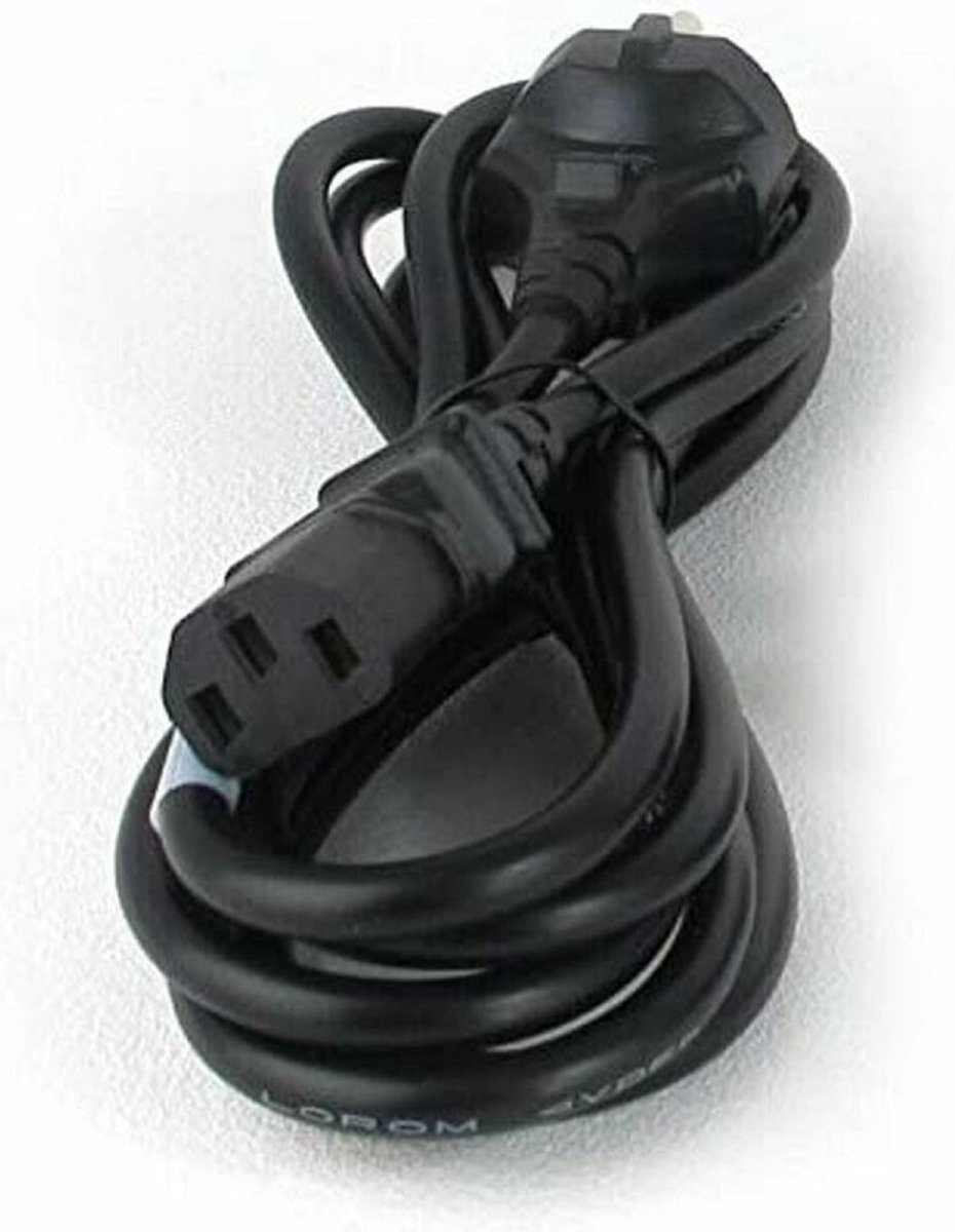 Câble d'Alimentation pour Ordinateur Portable de 3m - Prise EU vers  Connecteur C5, 2,5A 250V - Cordon d'Alimentation Clover Leaf/Mickey Mouse -  Cordon
