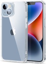 ESR Ice Shield Telefoonhoesje geschikt voor Apple iPhone 14 Hoesje Gehard Glas Backcover - Transparant
