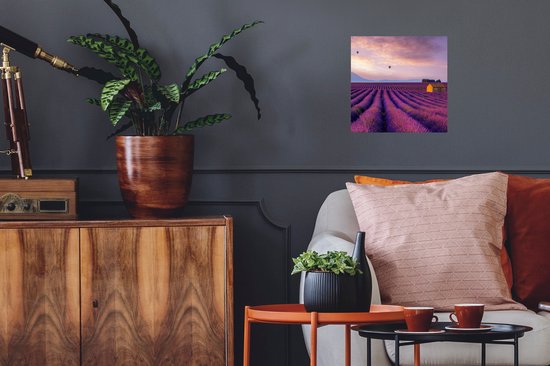 Stickers muraux - Film autocollant - Lavande - Montgolfière - Berg - Violet - 30x30 cm - Film adhésif - Stickers muraux Chambre d'enfant - Papier peint autocollant - Papier peint autocollant - Film autocollant