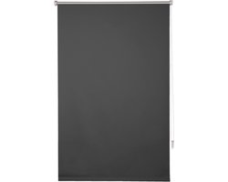 Happyment Luxe Rolgordijn Antraciet - 80x160cm - Luxaflex - Rolgordijnen verduisterend - Isolerend - Zonder of met boren