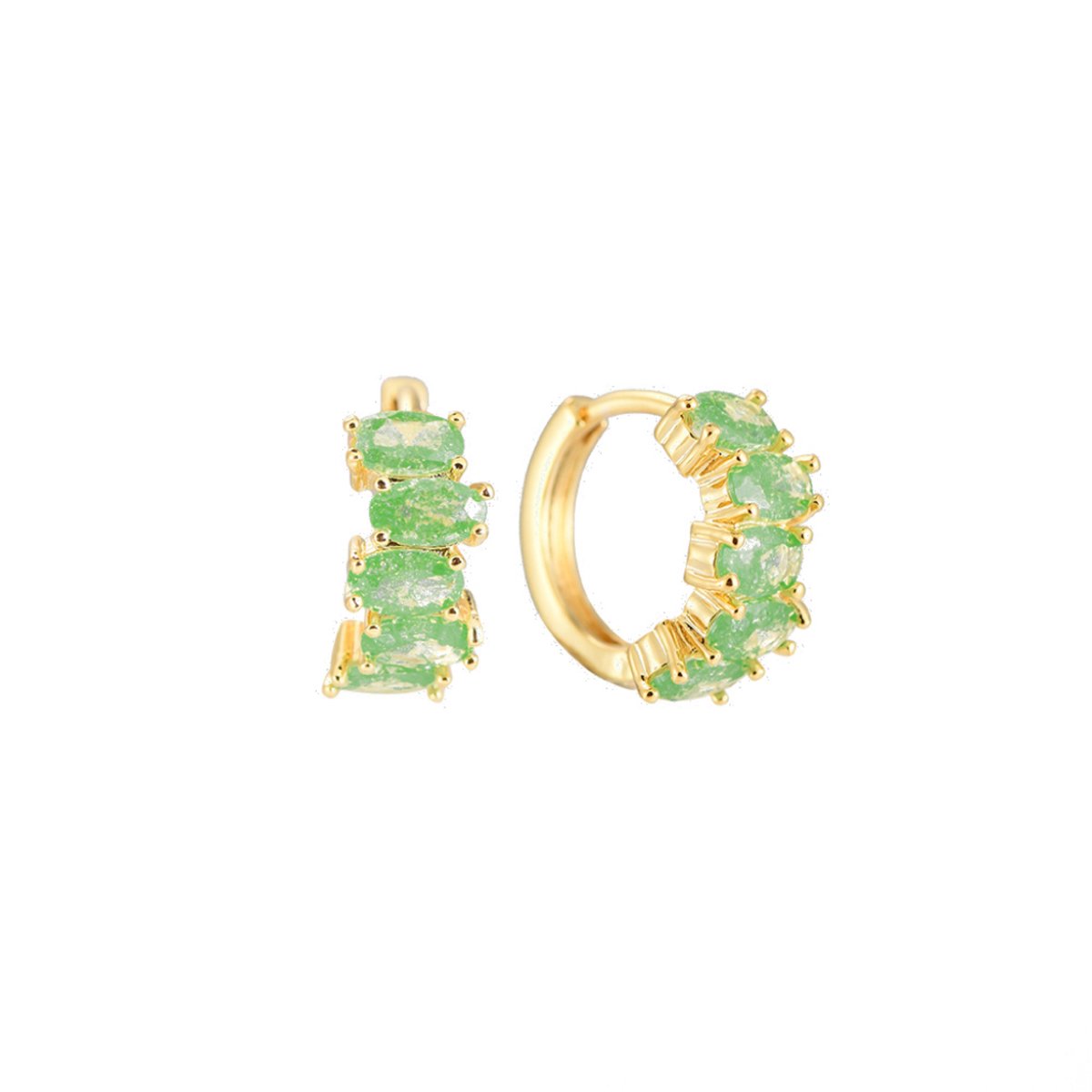 Dottilove- oorbellen- oorbellen dames- oorhangers- 14k gold plated