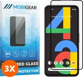 Mobigear Screenprotector geschikt voor Google Pixel 4a Glazen | Mobigear Premium Screenprotector - Case Friendly - Zwart (3-Pack)