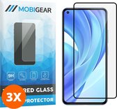 Mobigear Screenprotector geschikt voor Xiaomi Mi 11 Lite Glazen | Mobigear Premium Screenprotector - Case Friendly - Zwart (3-Pack)