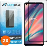 Mobigear Screenprotector geschikt voor Wiko View 5 Plus Glazen | Mobigear Premium Screenprotector - Case Friendly - Zwart (2-Pack)