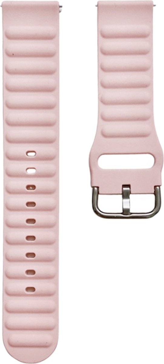 Siliconen bandje - geschikt voor Garmin Venu / Venu 2 Plus / Venu SQ / Venu SQ 2 - roze