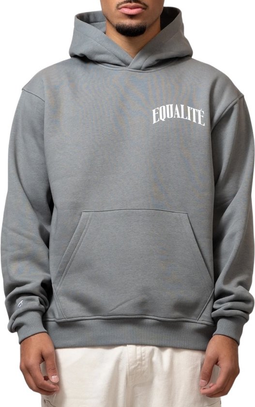 Equalite Heren Trui Grijs EQ.24.6.4.1.220 Oliver Oversized Hoodie bol