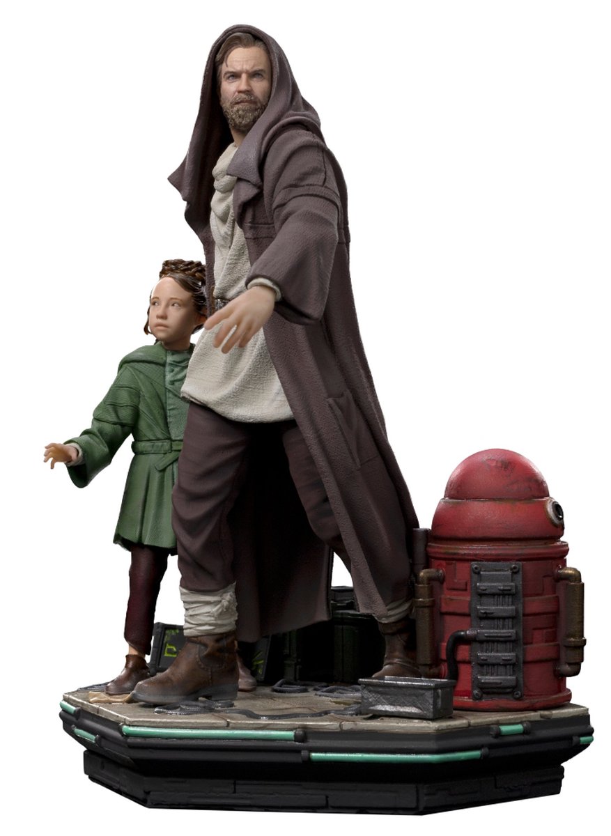 Iron Studios Star Wars - Statue Deluxe - Obi-Wan and Young Leia Art Scale 1/10