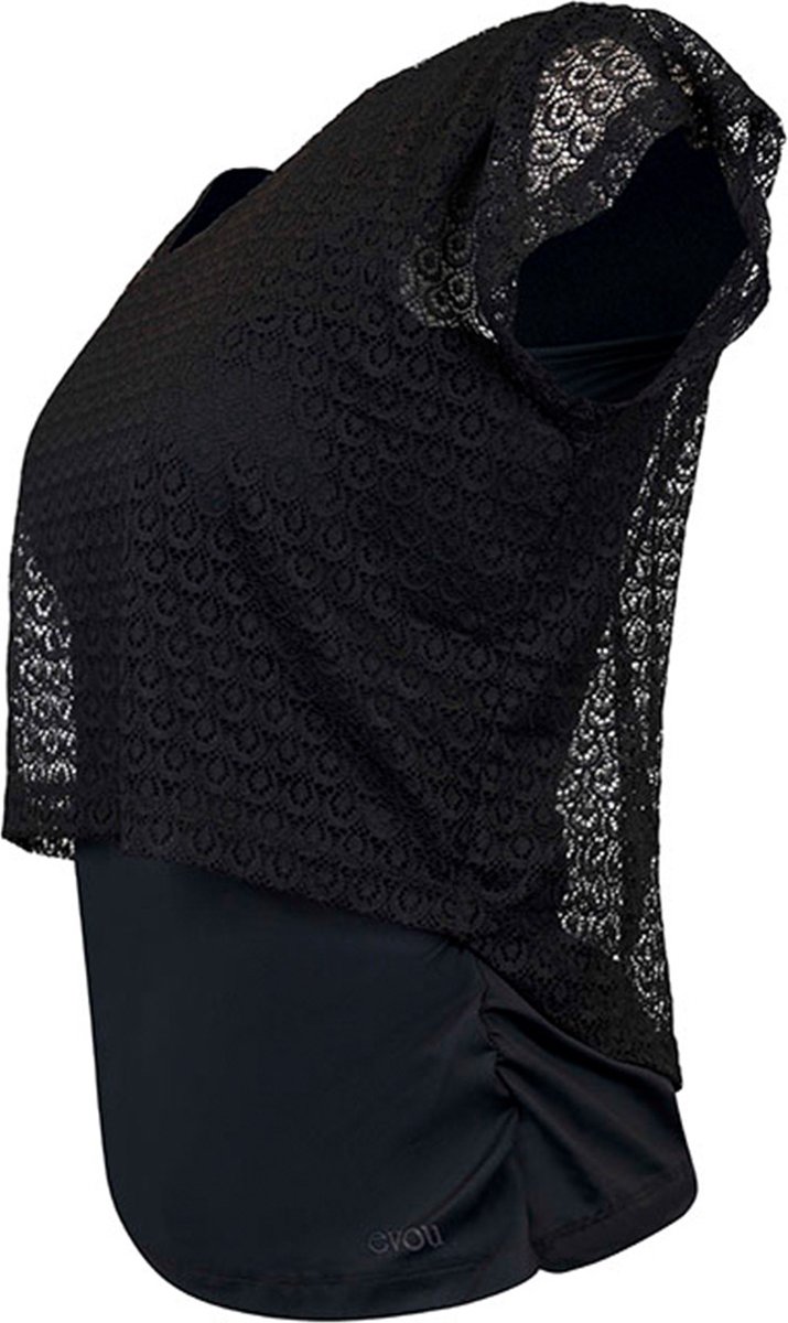 Evou - Sportshirt - Black Edition - maat S