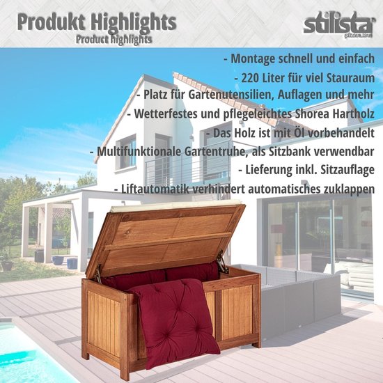 Toomax Dolomiti opbergbox tuinkussens - Warm Grey - 640L Toomax Dolomiti opbergbox tuinkussens - Warm Grey - 640L