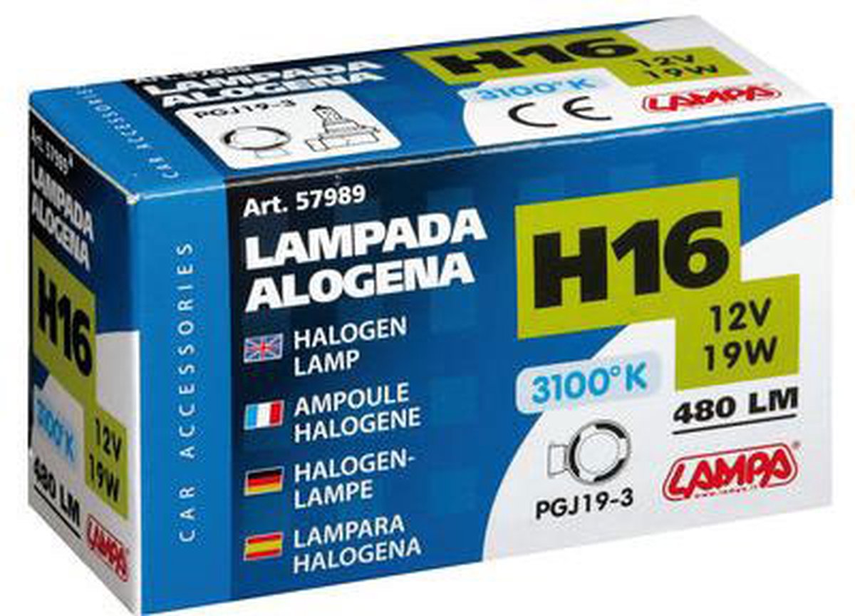 H16 12V 19W PGJ19-3