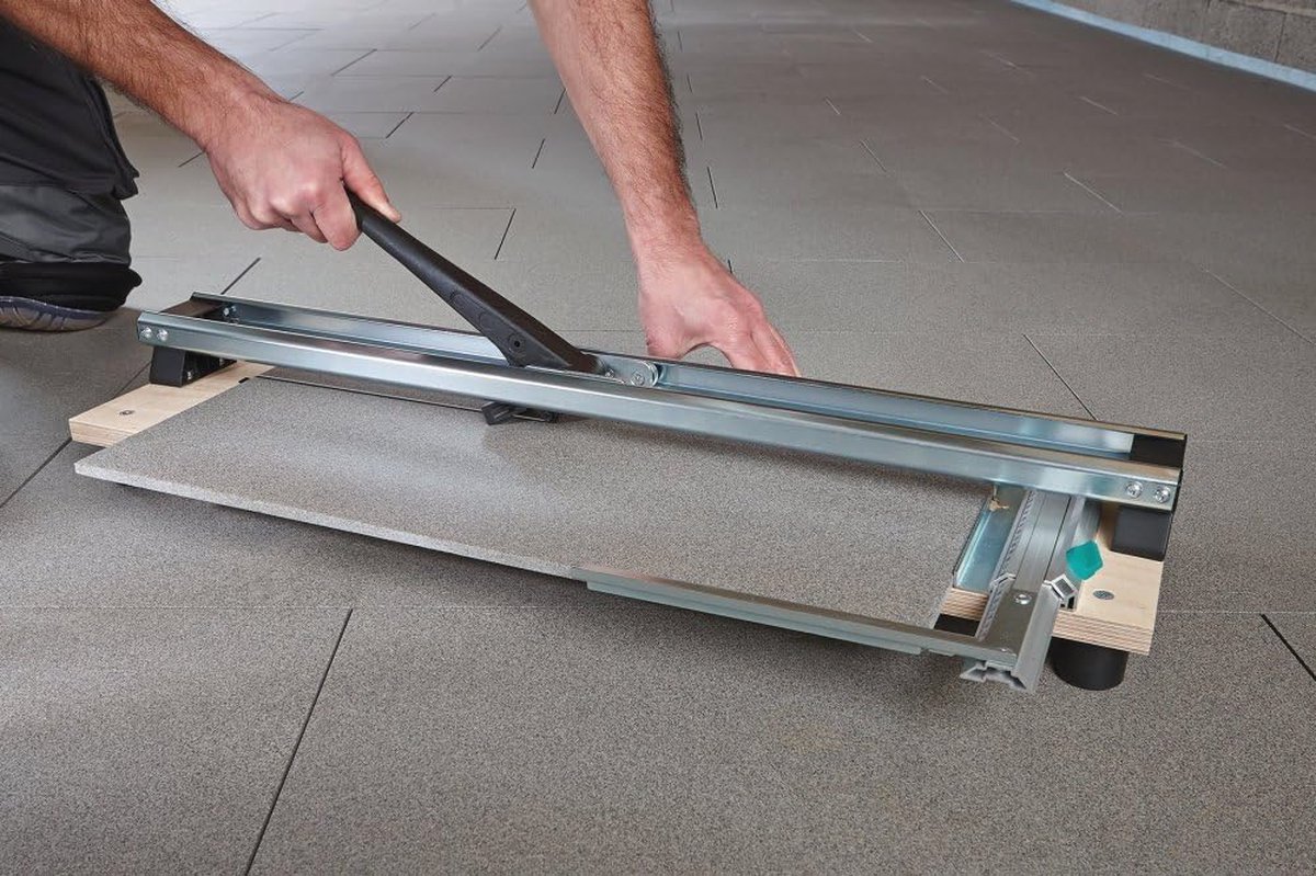Tegelsnijder 610 mm met multiplex basisplaat - Compact en gebruiksvriendelijk