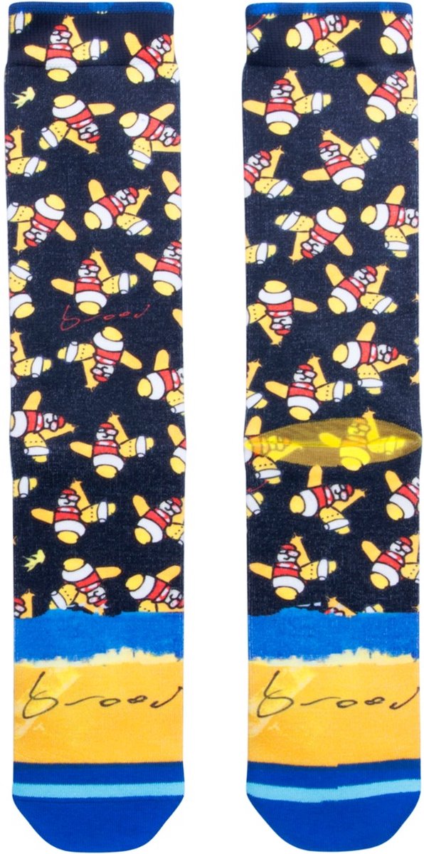 XPOOOS - AFNF Unisex Sokken Herman Brood planes - 1-Pack - Maat 43/46