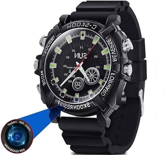 Horloge avec camera espion Full HD 1080P Wifi ronde - Caméscope - Achat