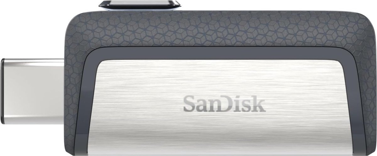 128GB Ultra Dual Drive USB Type-C Flash Drive - Verwijderbare USB-C en USB-A aansluitingen voor smartphones, tablets, Macs en computers