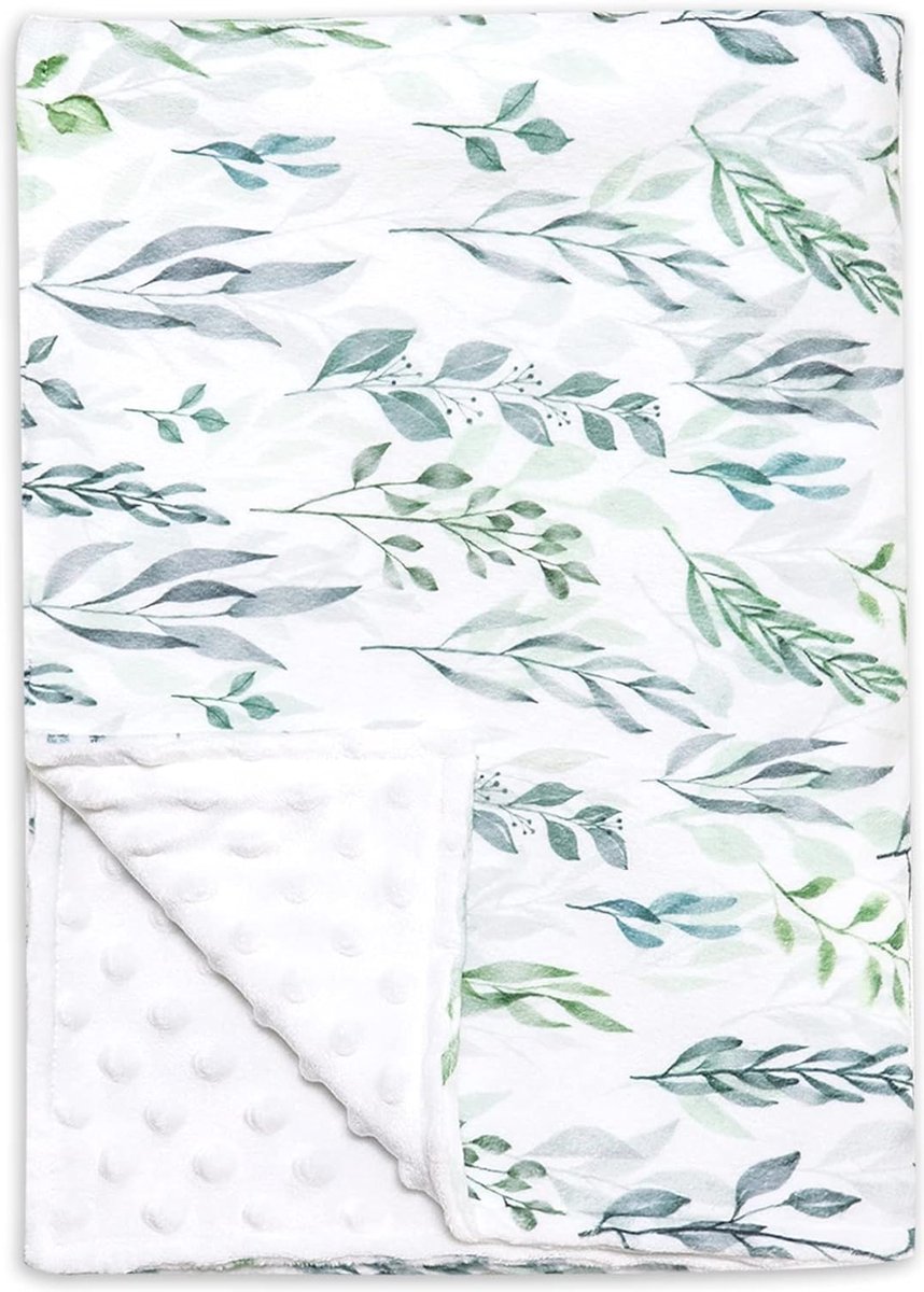 Goedkoopste Zachte Groene Blad Babydeken - Uniseks Comfortabele Deken voor Peuters en Pasgeborenen (40 x 30 inch