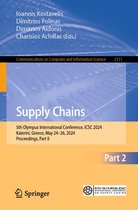 Communications in Computer and Information Science 2111 - Supply Chains