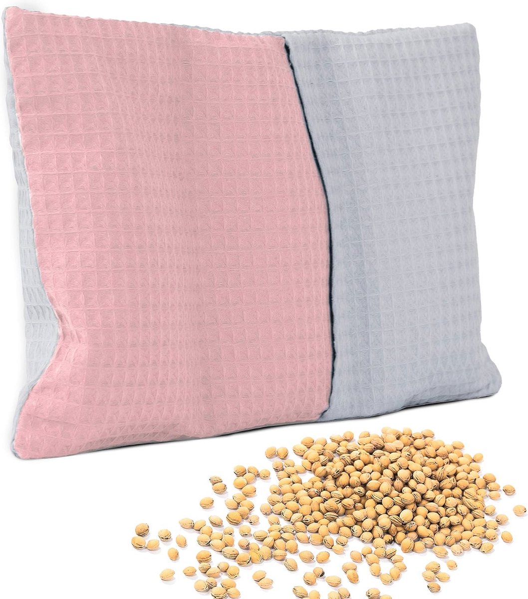 Kersenstenen Kussen 20 x 30 cm - Warmtekussen en Koudekussen voor Pijnverlichting en Ontspanning