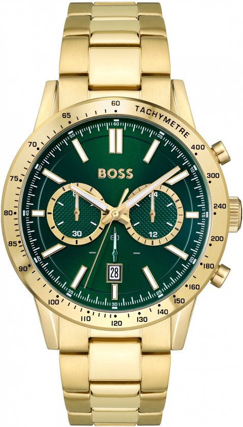 BOSS Chronograph Quartz horloge voor heren met zilveren roestvrijstalen armband - 1514069 BOSS Chronograph Quartz horloge voor heren met zilveren roestvrijstalen armband - 1514069