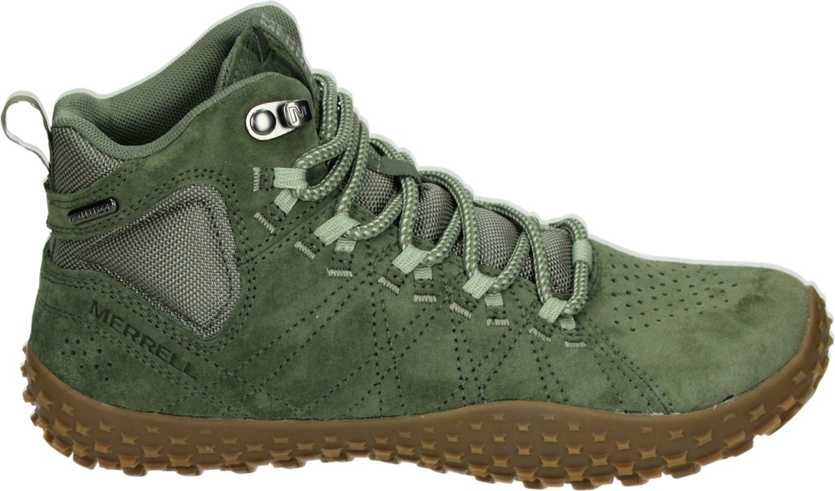 Merrell J5006859 WRAPT MID WP Vrije tijd half-hoogHeren wandelschoenenBarefootWandelschoenen Groen