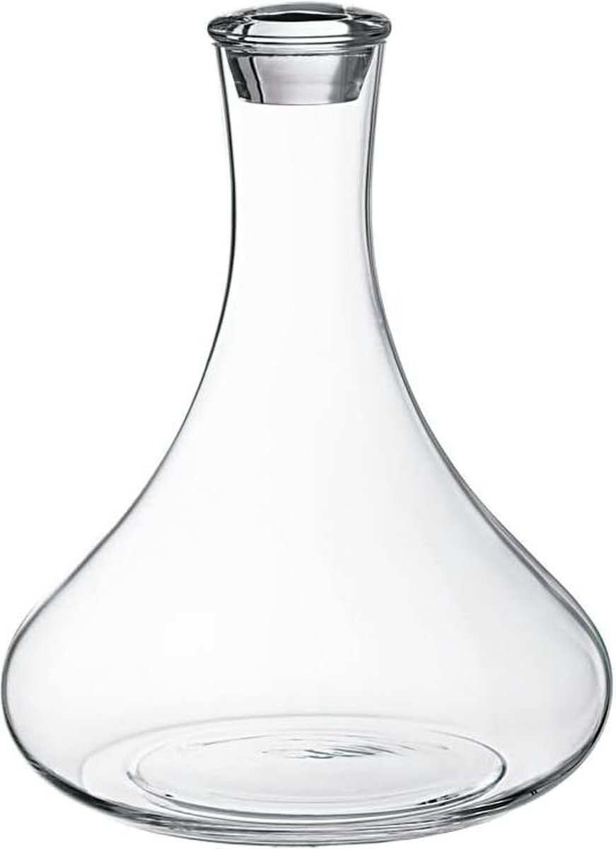 Wijn karaf 1 liter glas transparant transparantie karaf