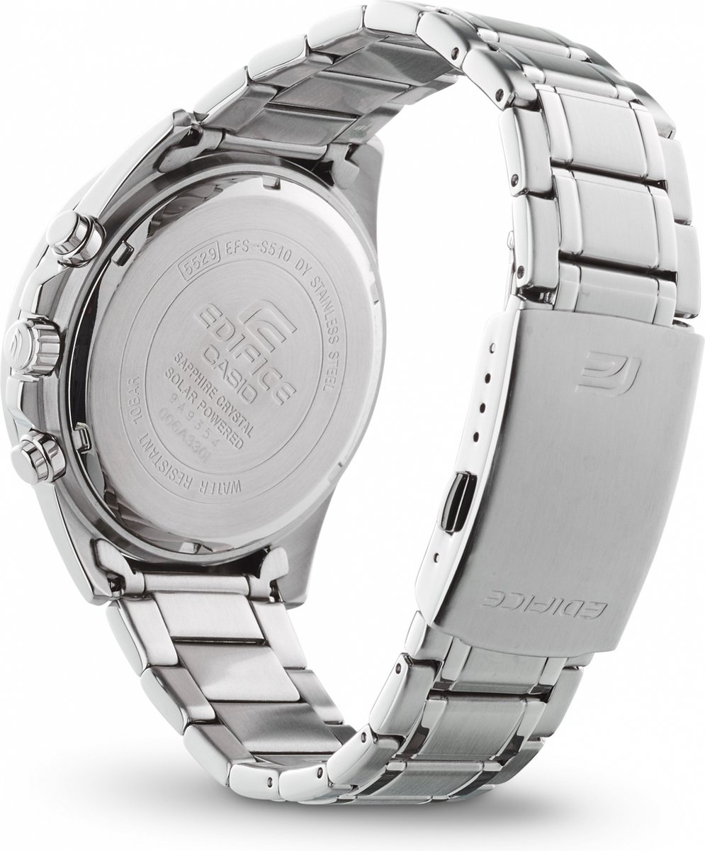 Casio Edifice EFS-S510D-2AVUEF Herenhorloge 46,1 mm - Zilverkleurig