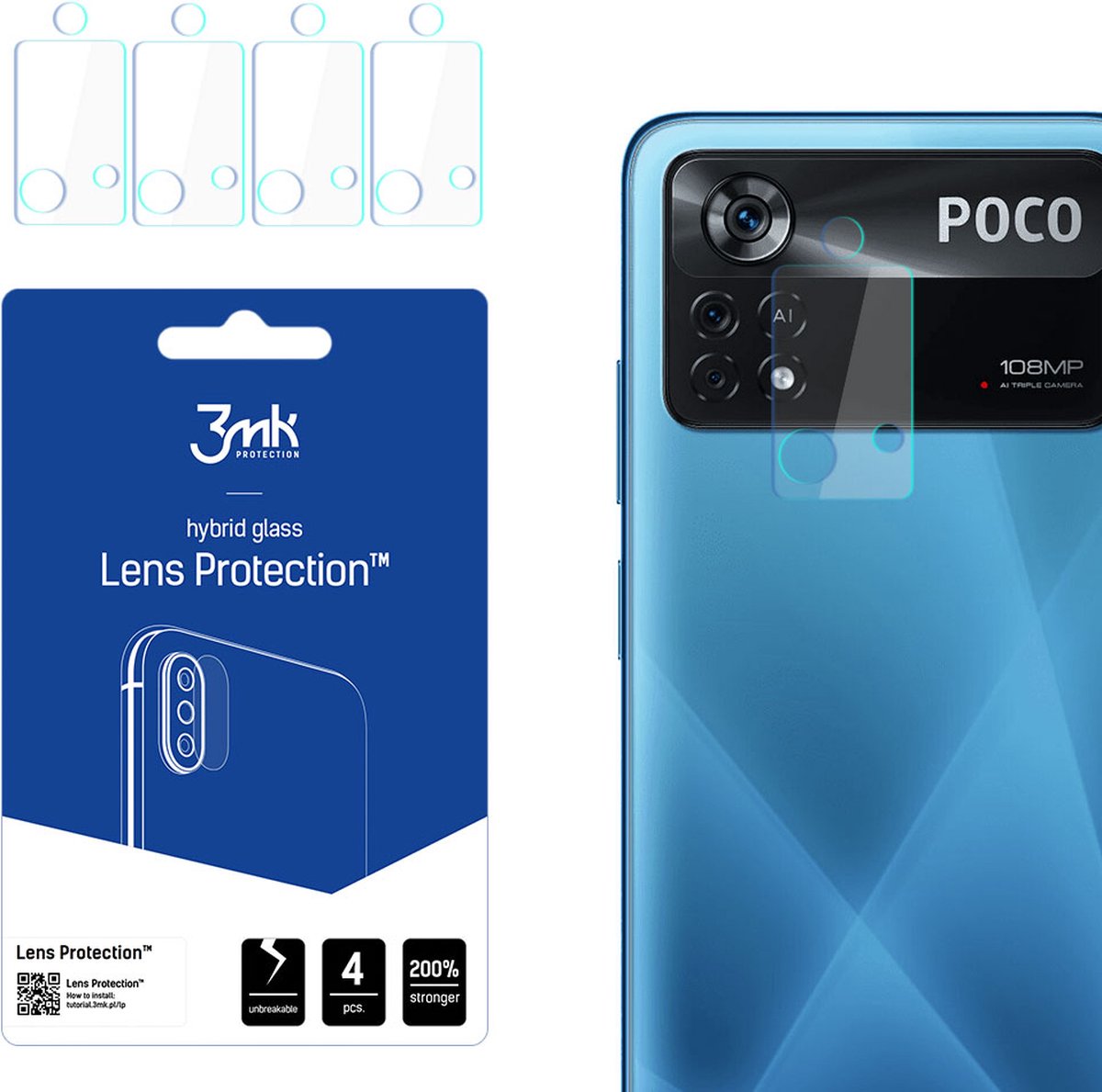 Xiaomi POCO X4 Pro 5G - 3mk Lens Protection