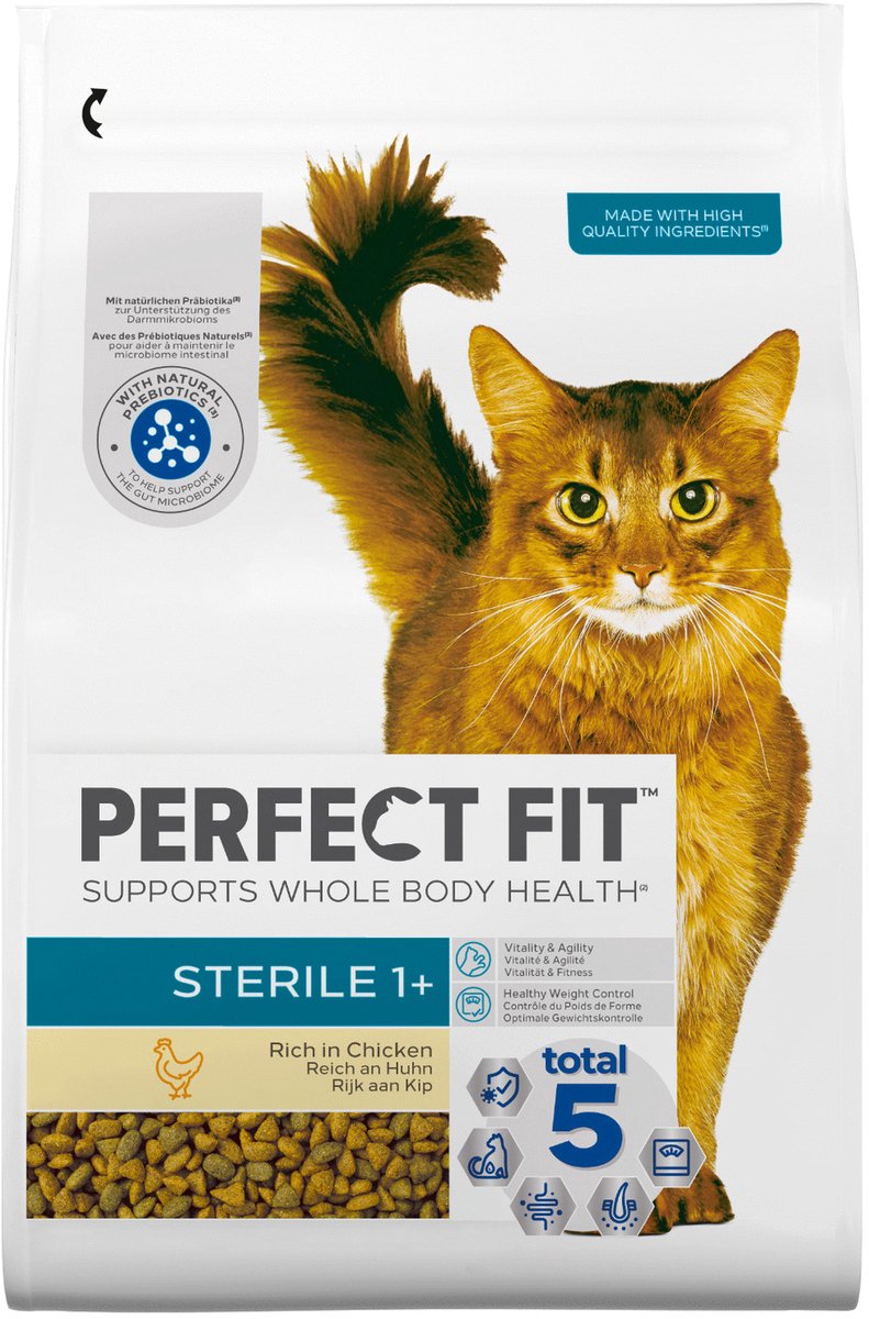 Perfect Fit Perfect Fit Sterile - Kattenbrokken - Kip - 2.8 kg