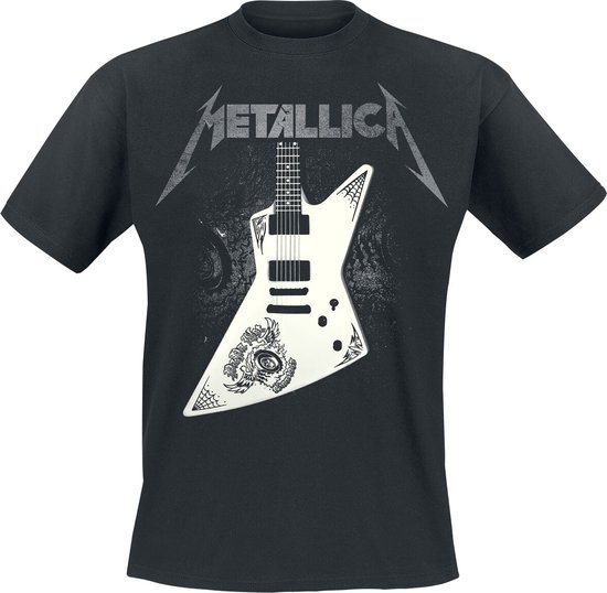 Metallica Hommes Tshirt -L- Papa Het Guitar Zwart
