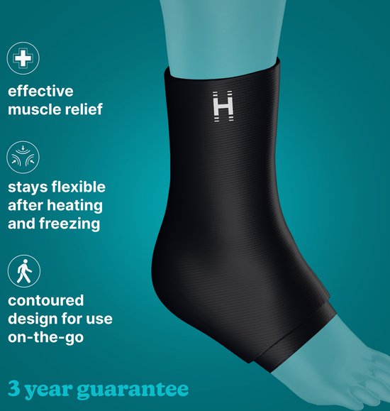 HoMedics Hot and Cold Compression Sleeve Voor de Enkel - koeling sleeve - cooling - Warm & koud - Enkelblessure - zwellingen - Super Flexibel en Duurzaam - Gaat Lang Mee