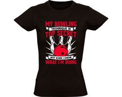Bowling Dames T-shirt - bowler - bowlingbaan - bowlingbaan - strike - shirt