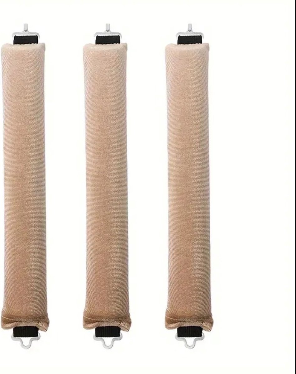 FA-VE Haarrollers - Heatless Curls - Set van 3 - Haar Rollers - Beige