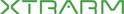 Logo XTRARM en vert, avec des lettres stylisées.