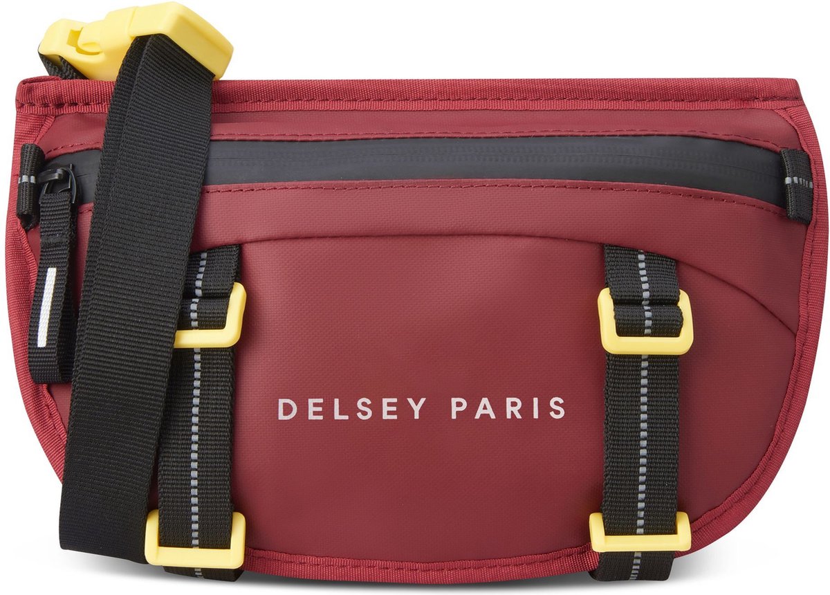 DELSEY PARIS Schoudertas Gordeltas Raspail Mini Crossbody Bag Fiery Red / Yellow Donkerrood