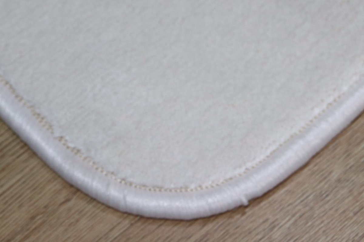PRIMA - Luxe - Vloerkleed - Naast bed/bank - Warme voeten - Loper - Tamara - wit - ecru - 60x150cm