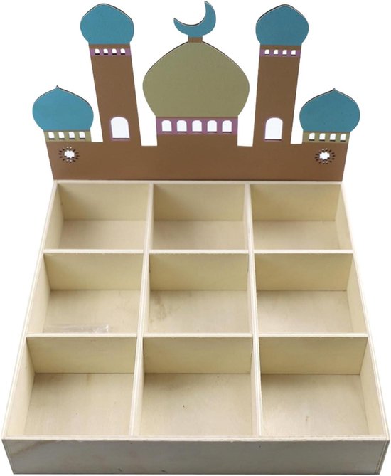 Ramadan dienblad maan ster ramadan bord metaal Eid Mubarak dienblad