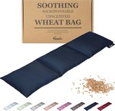 Grand sac de blé non parfumé pour soulager la douleur et réchauffer, peut être chauffé au micro-ondes | Cache-cou pour le cou et les épaules