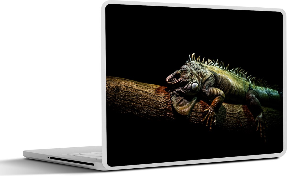 Laptop sticker - 13.3 inch - Dier - Tak - Zwart - 31x22,5cm - Laptopstickers - Laptop skin - Cover