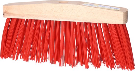 Buemag Bezemkop - Elaston - rood - hout - hard - 30 cm - 24mm - straatbezem/buitenbezem van Buemag — afbeelding 5