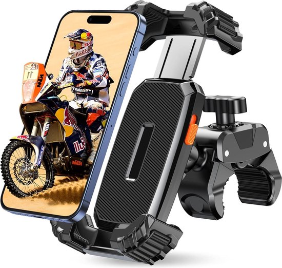 Telefoonhouder voor de fiets - Universeel - Veilig - Schikbestendig - Mobiele