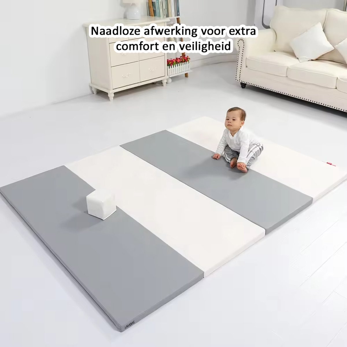 Speelmat Baby & Kind 140x200cm – Extra Dik 4cm – Opvouwbaar Speelkleed – Duurzaam & Multifunctioneel met EPE Foam – Ideaal voor Spelen & Gym — afbeelding 10