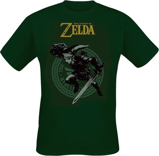 The Legend Of Zelda Link Heren T-shirt - groen - XXL