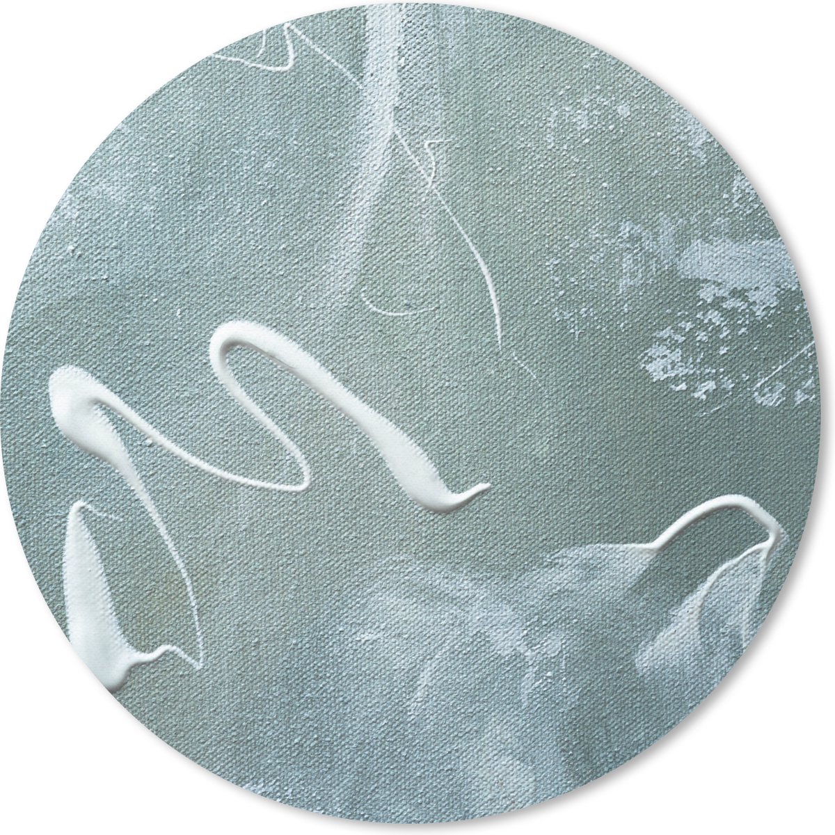 Muismat rond 50x50 cm - Mousepad Acrylverf - Design - Abstract - Ronde muismatten