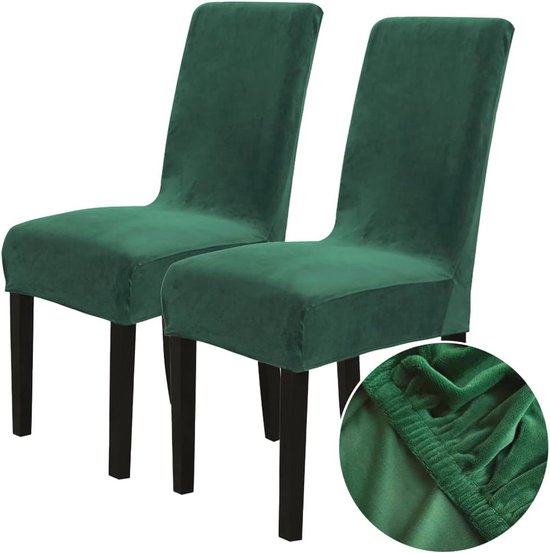Homaxy Stuhlbezug Sitzfläche 6er Set, Stretch Bezug für