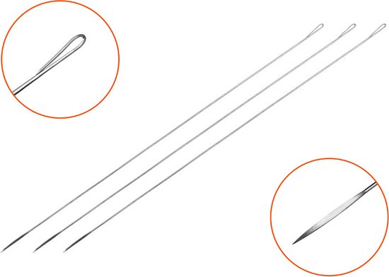 Aiguille à appâts Delphin FISHY | 18cm | 3 pièces